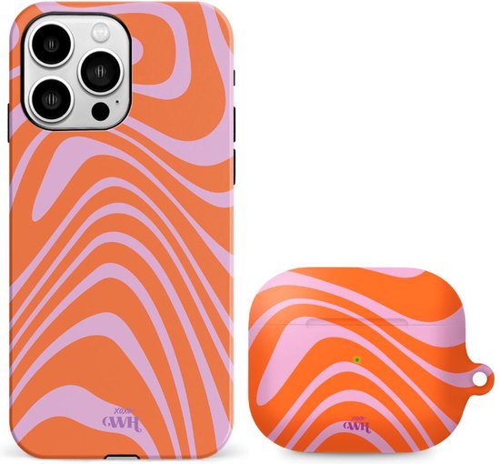 iPhone 16 Pro hoesje met AirPods Pr...