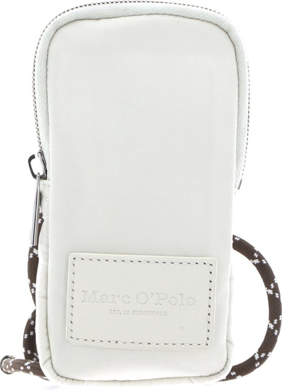 Marc O'Polo Telefoontasje Akuna Cellphone Bag Chalk White Wit