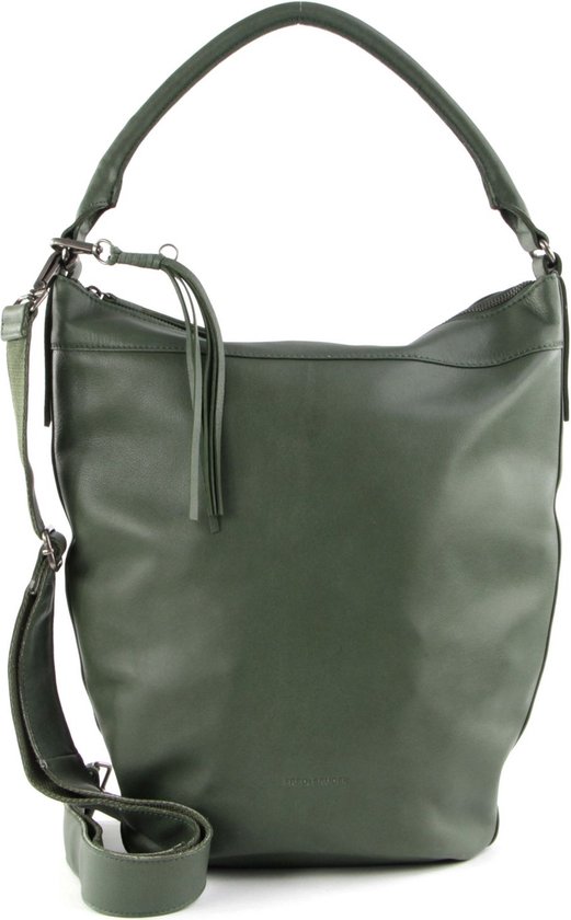 FREDsBRUDER Cuir Sac à épaule Sac à épaule bandoulière WXD Daily Zoom Bag Deep Sea Vert