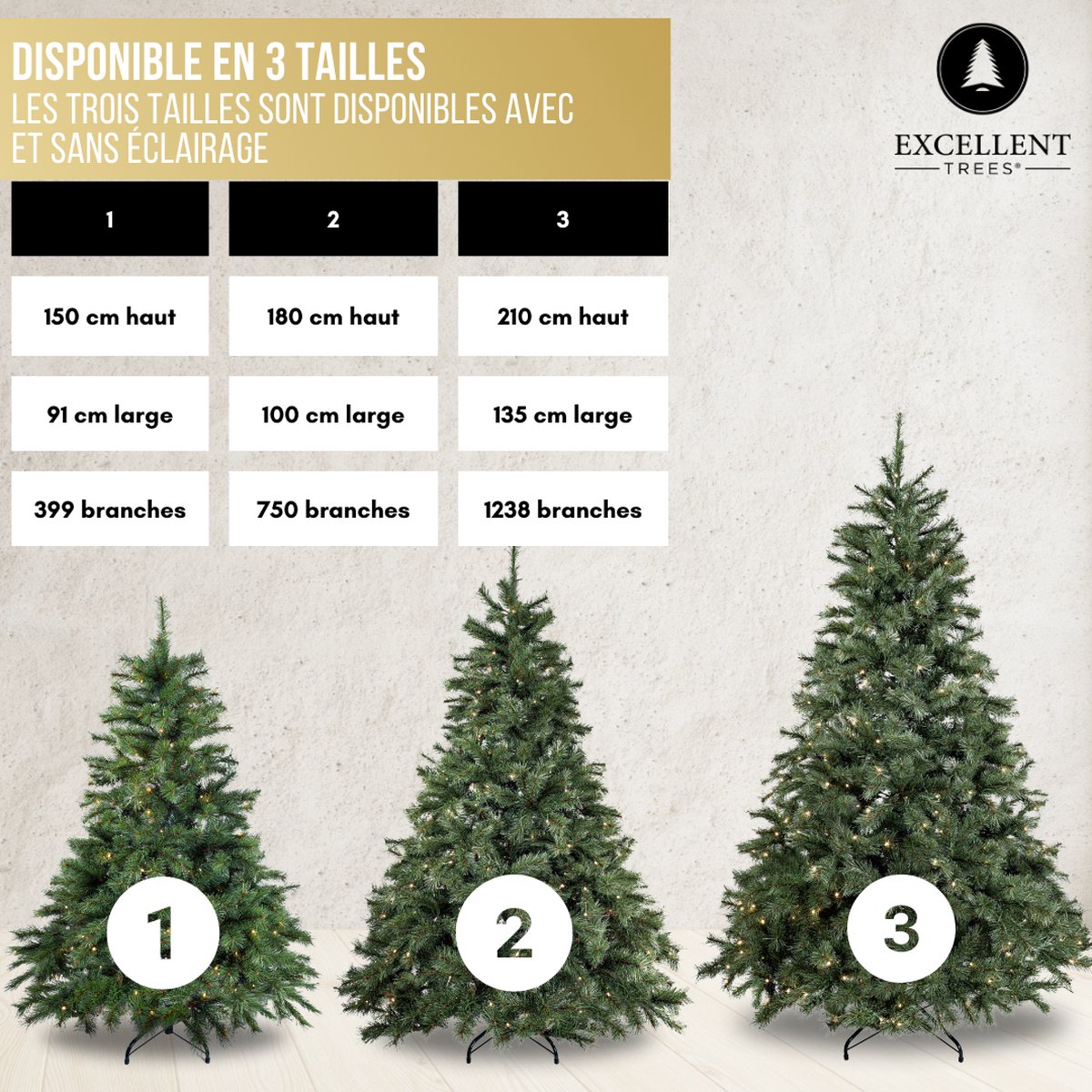 Kerstboom Excellent Trees® Elverum Frosted Premium - ⌀125cm - 180cm – foto 5
