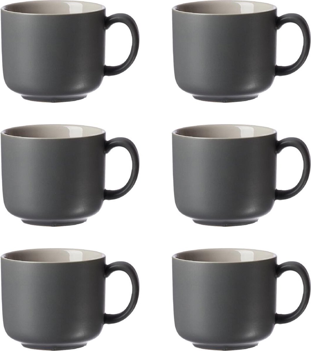 Kaffeetassen Jasper 240 ml Set van 6