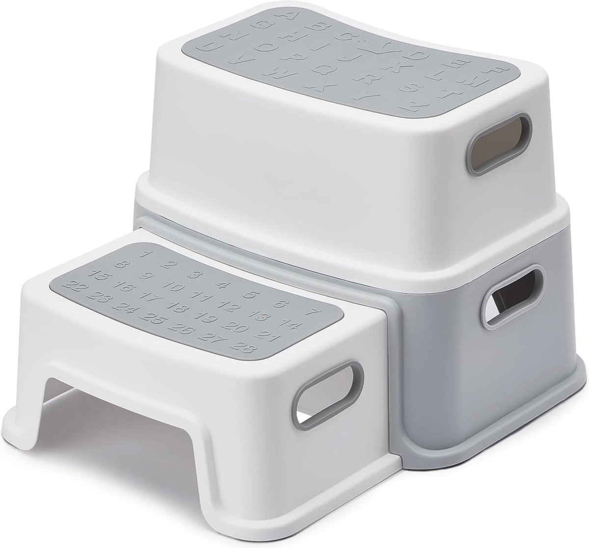 Veilige Opstapkruk voor Kinderen met 2 Treden - Antislip Design en Lichtgewicht