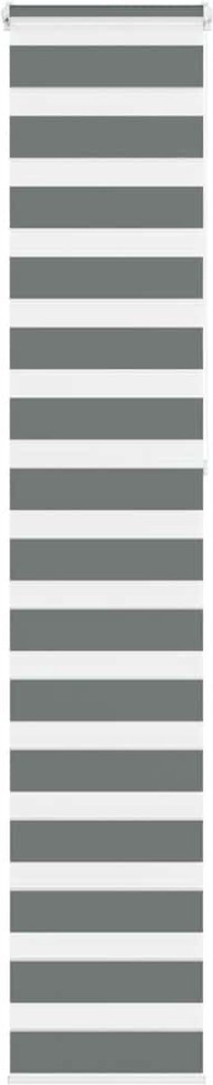 VidaXL Zebra Rolgordijn 165x200 Cm - Dubbel Gordijn Met Lichtregeling | Marmerbeige, Polyester