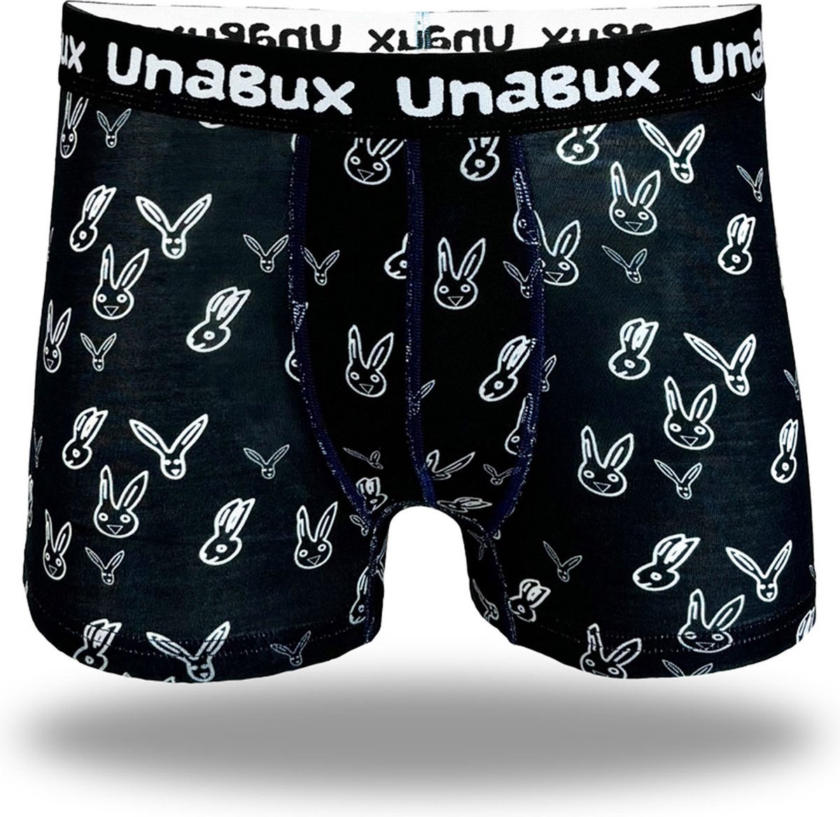 Unabux Boxer BLACK WHITE RABBIT