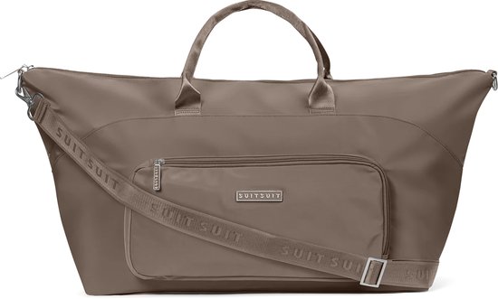 SUITSUIT Weekendtas - Reistas 36x51x18 cm - Weekendtas dames - Reistas handbagage - Natura Weekendtas Plaza Taupe