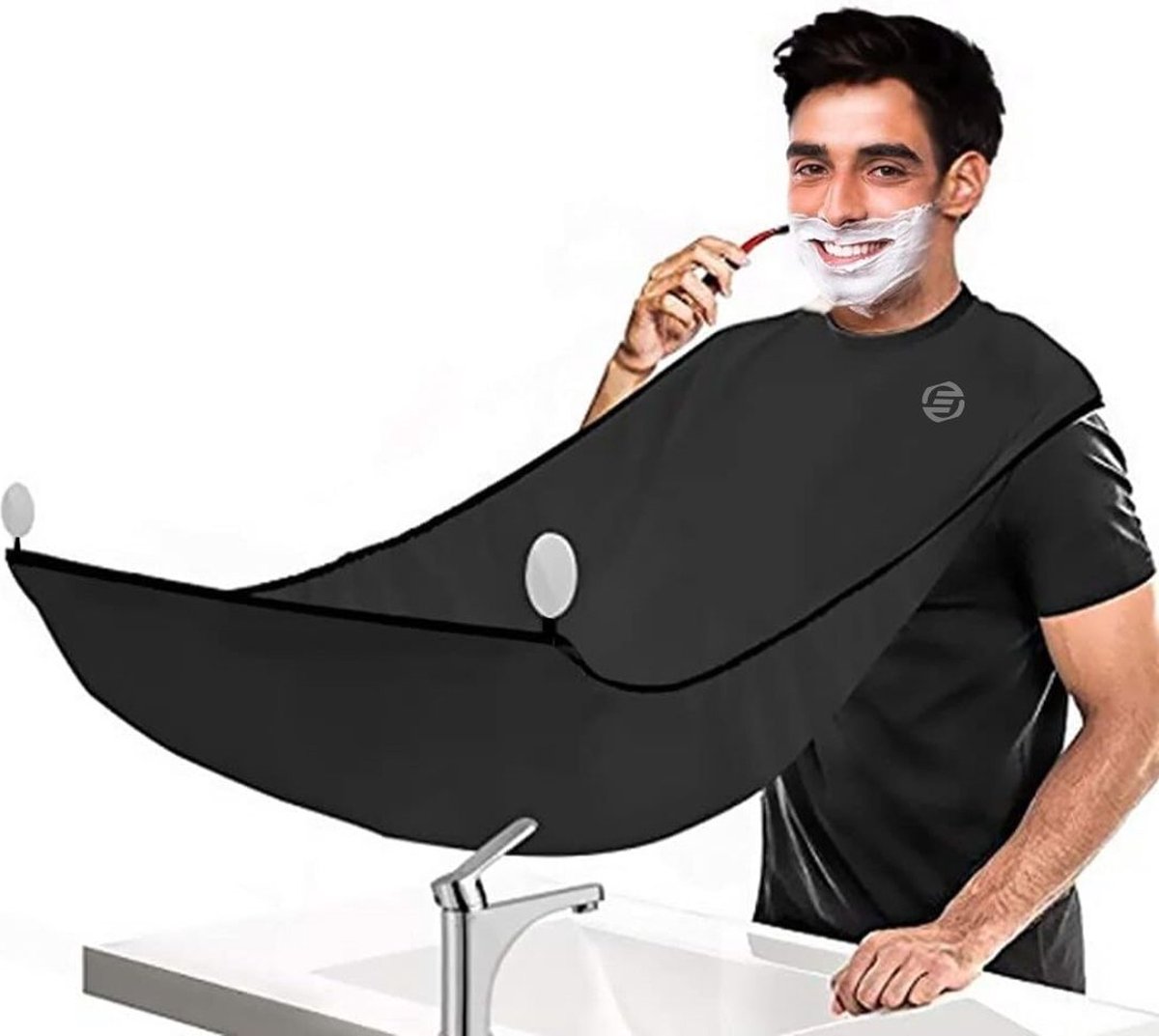 Goedkoopste Baardschort - Baard Schort - Beard Cape - Baardcape - Baard Cape - Kappersmantel - Scheren - Shaving - Trimming - Baardverzorging - Baardaccessoires