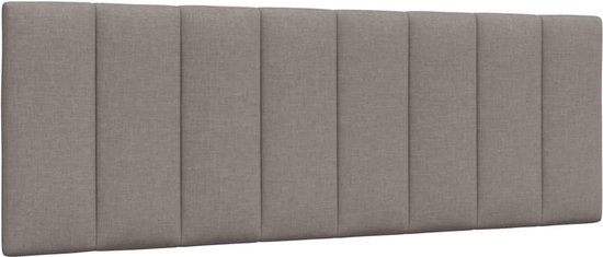 vidaXL - Hoofdbordkussen - "Hanko" - 120 - cm - stof - taupe