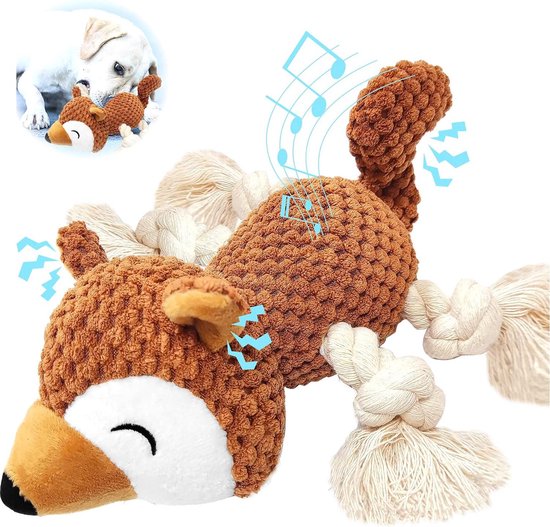 Homo Trends 3 Stks 5.9 Inch Kerst Piepende Latex Hondenspeelgoed Interactieve Hondenspeelgoed Piepende Hond Kauw Speelgoed Kerstman, Kerstboom, Eland