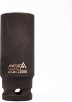 Douille à choc latéral 12 - Douille allongée - 22mm - Douille de puissance 1/2'' - ASTA