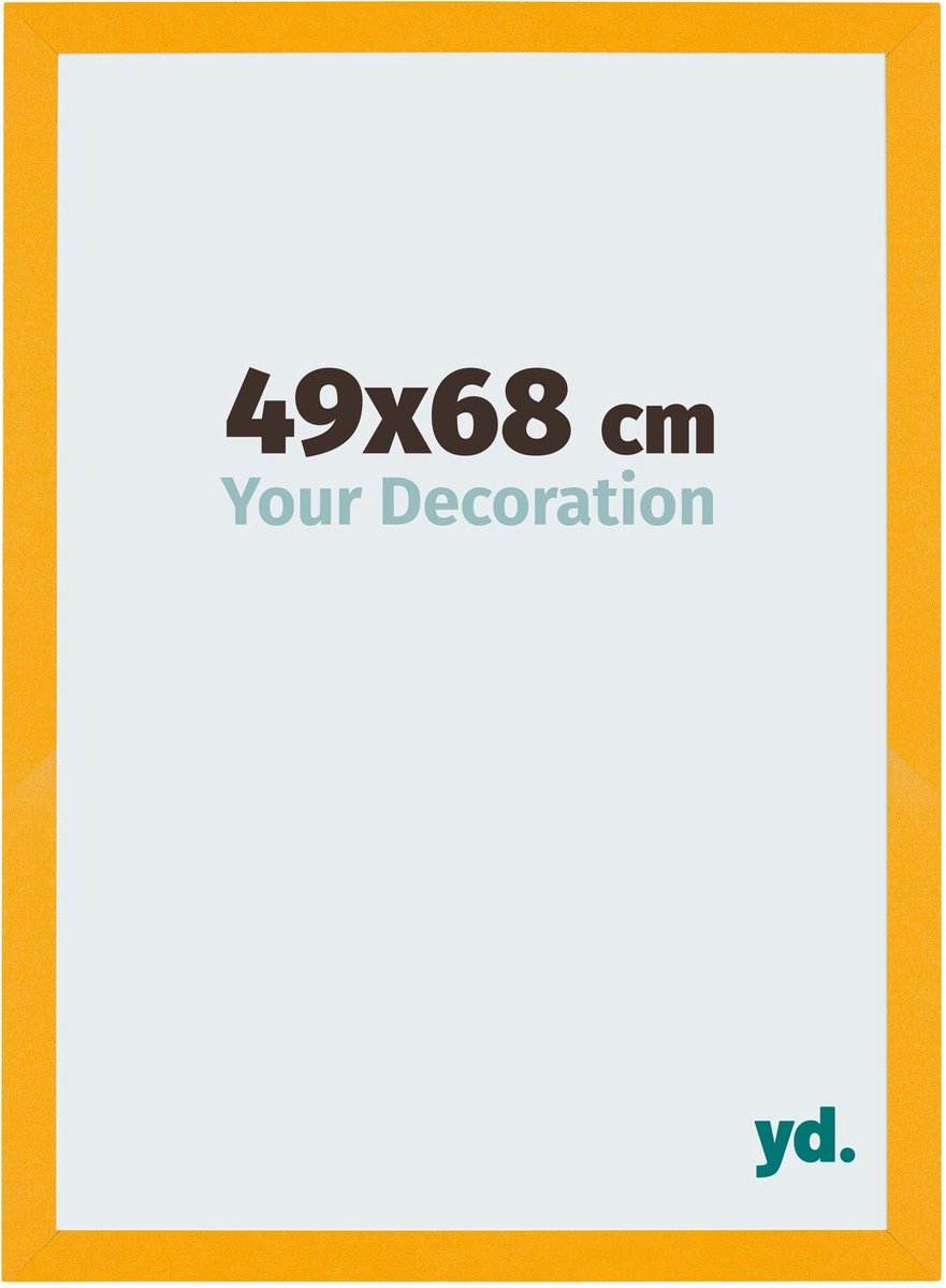 Your Decoration - Fotolijst 49x68 cm - MDF - Geel - Mura
