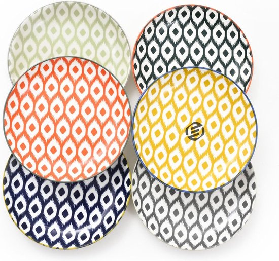 Assiettes à Spaghetti Equivera - Assiettes Creuses - Assiette Creuse - Bols à Pâtes - Assiettes à Spaghetti