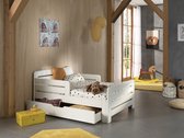 LUCEVI - Jumper Doorgroeibed + Lade - Wit - 60x140/ 90x200 cm