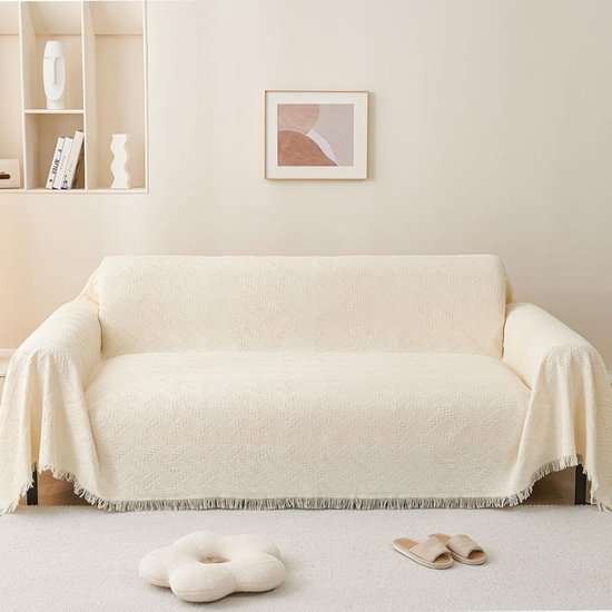 WOOOD Bank Combi-Popular Bank 2 fauteuils, 290cm, Chenille - BePureHome