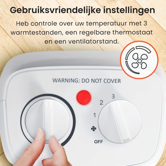 PELONIS Ventilatorkachel, ventilatorkachel van keramiek met 8 uurstijd