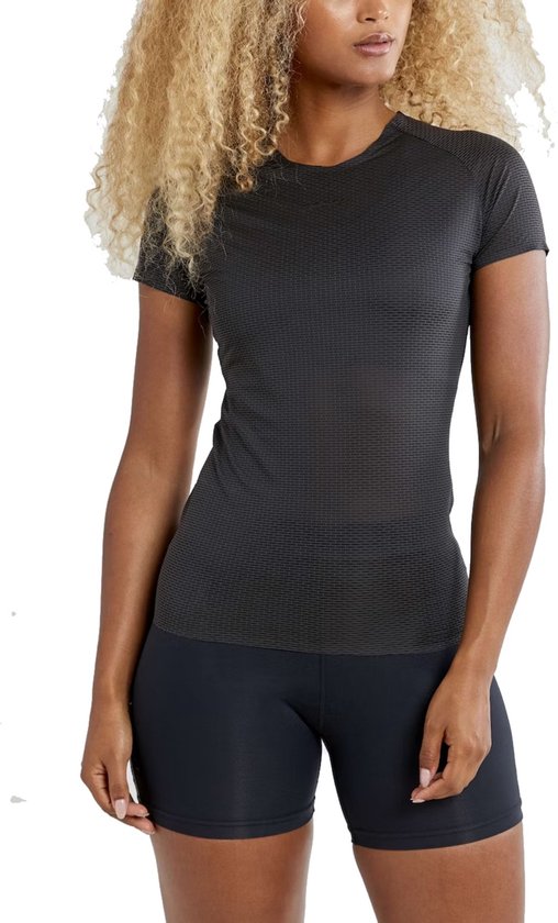 Craft Pro Dry Nanoweight S/S Sportshirt Dames - Maat S