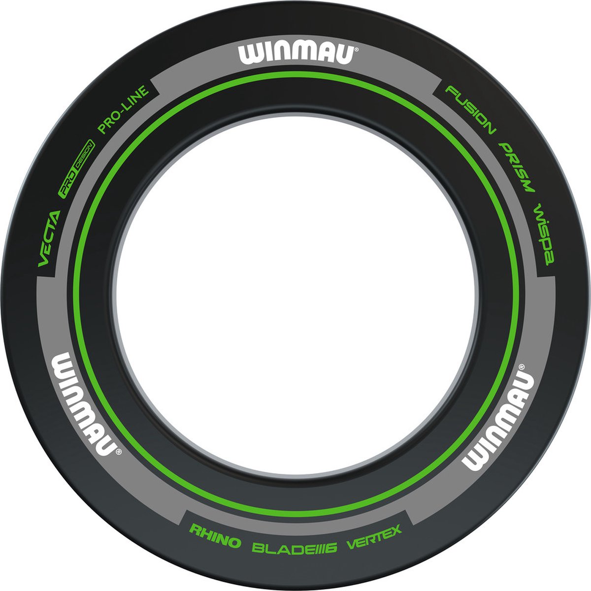 Winmau Advance Black Green Dart Surround