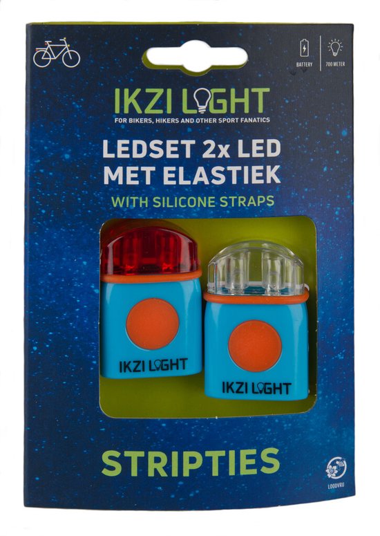 Ikzi mini Stripties - Verlichtingsset - Led - Blauw — afbeelding 2
