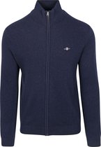 Gant Cardigan Woolblend Navy - Taille L - Homme