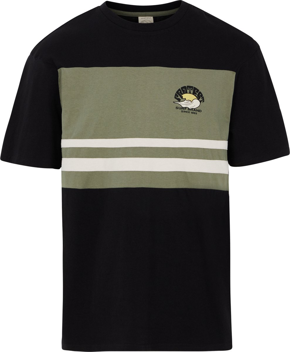 Protest Prtmyron – T shirt Heren – Korte mouwen – Ronde hals – Loose fit