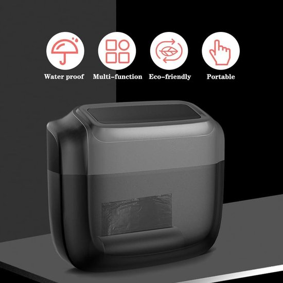 thumbnail: HOTOR Auto Vuilnisbak - Opvouwbaar, Lekvrij En Waterdicht Met Magnetische Gespen En Koelfunctie