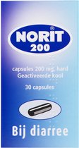 Norit Diarreeremmer 200 mg - 1 x 30 capsules