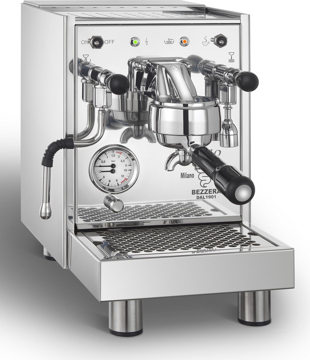 Bezzera BZ10 PM Espresso machine - semi-professionele, Roestvrij staal