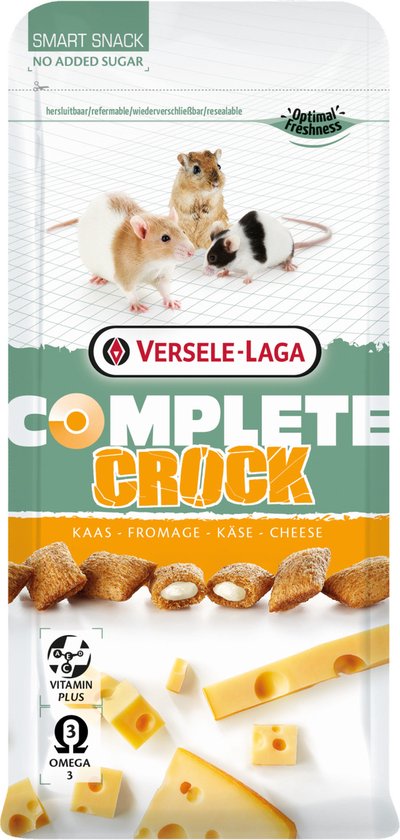 Versele-Laga Complete Crock Cheese - Knaagdiersnack - Kaas 50 g