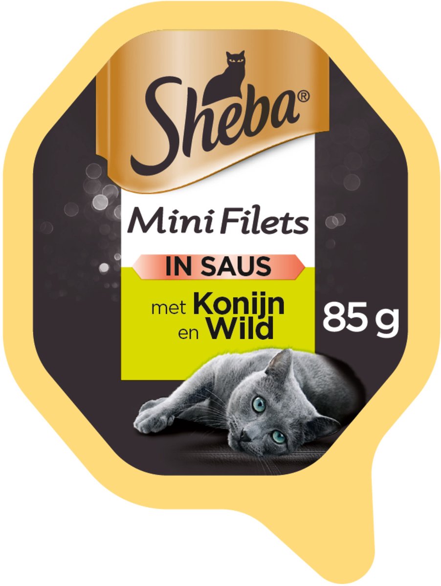 Sheba Sheba Mini Filets in Saus Konijn - Wild 85 gr
