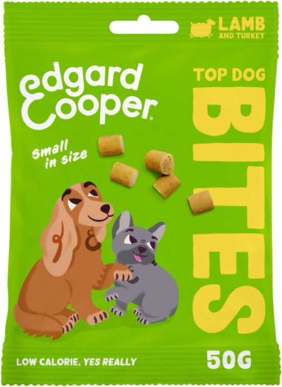 Edgard & Cooper Bites Small 50 g - Hondensnacks - Lam