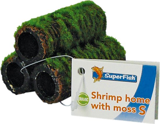Superfish Shrimp Home Met Mos – Aquarium – Ornament – S
