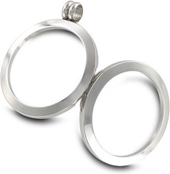 LOCKits 982400138 - Pendentif pièce en acier - pièce 20 mm - couleur argent