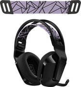 Vervangende Nylon zachte hoofdband voor Logitech G733 G335 G535 koptelefoon - zwart paars .