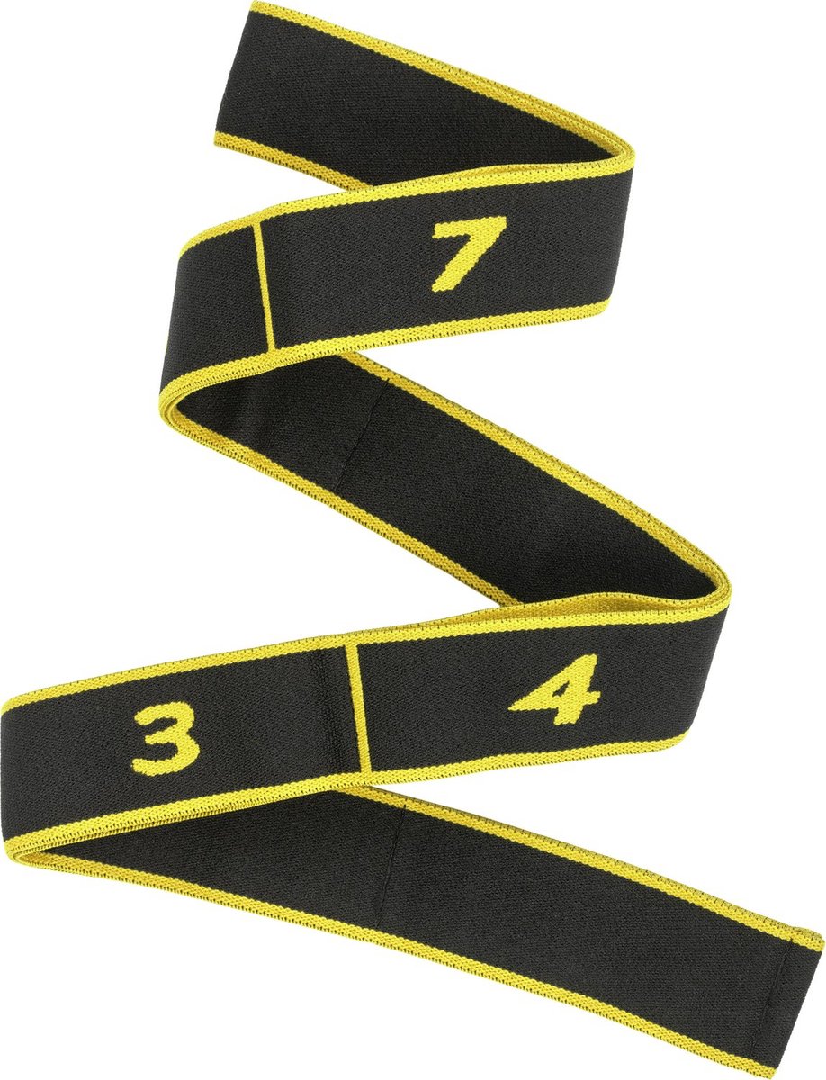 Queenfit® Yoga Strip, Yoga Riem, Yoga Band, Weerstandsband - Stretch Trainer voor Yoga, Pilates, Fitness, Gymnastiek, Ballet, Dans