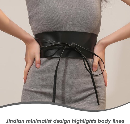 Ceinture En Tissu Noir Pour Femme - Taille S - Fait Main - Neuf Sans étiquette