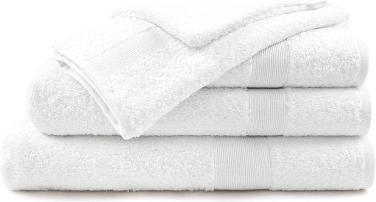 Mistral Home - BADHANDDOEK - katoen - 70 x 140 cm - effen kleur - wit