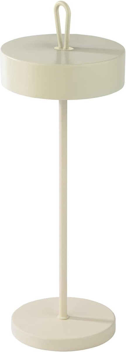 Draadloze tafellamp kleurtemperatuur en helderheid instelbaar - spatwaterdicht IP 54 - incl. docking station en afstandsbediening.