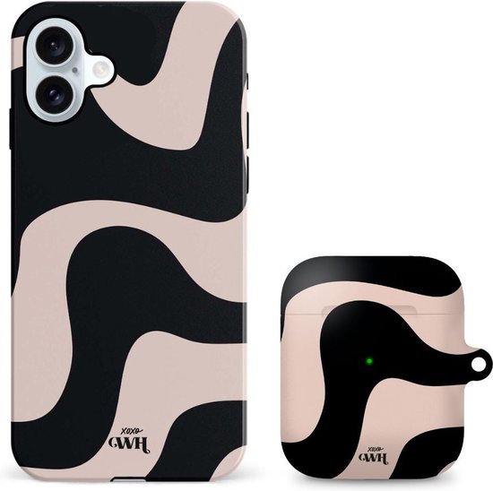 iPhone 16 hoesje met AirPods case s...
