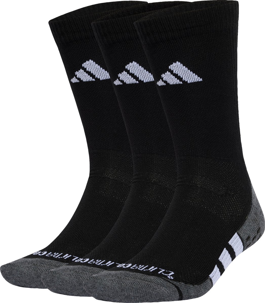 adidas Performance Performance Grip CLIMACOOL Gevoerde Sokken 3 Paar Unisex – 46-48 Zwart