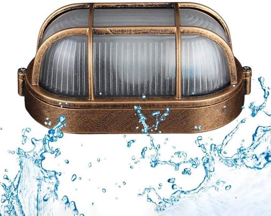 Eclectisch Wandlamp Metaal Messingkleurig bij