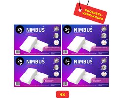 4x NIMBUS Wonderspons 4x 24 stuks - Melamine Spons - Extra Dik - Voordeelverpakking!
