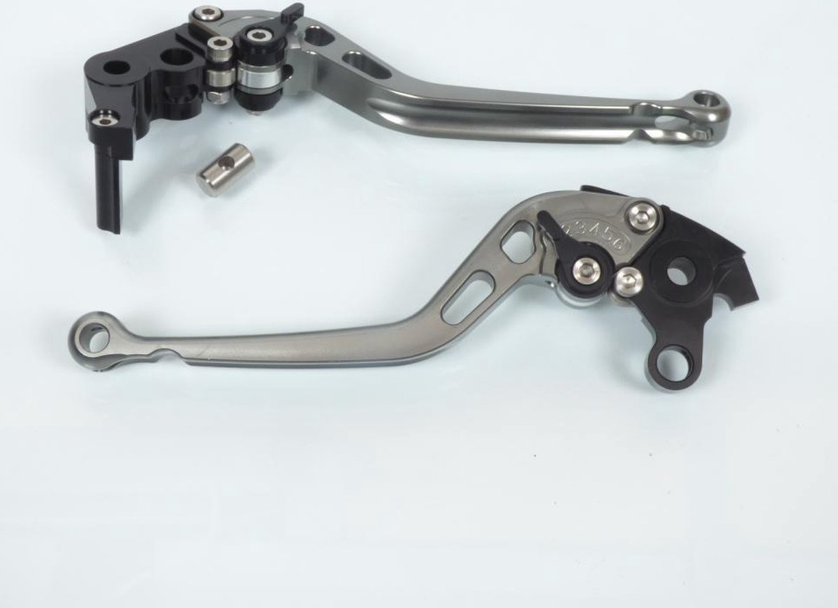 Levier frein droit gauche pour moto Honda 1000 Cbr Rr 2004 à 2007 coloris titane/noir