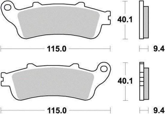 Plaquettes De Frein AVANT Ferodo Neuves Pour Scooter Honda 125 Innova (2003-2012) - Garniture Organique - Garantie 2 Ans