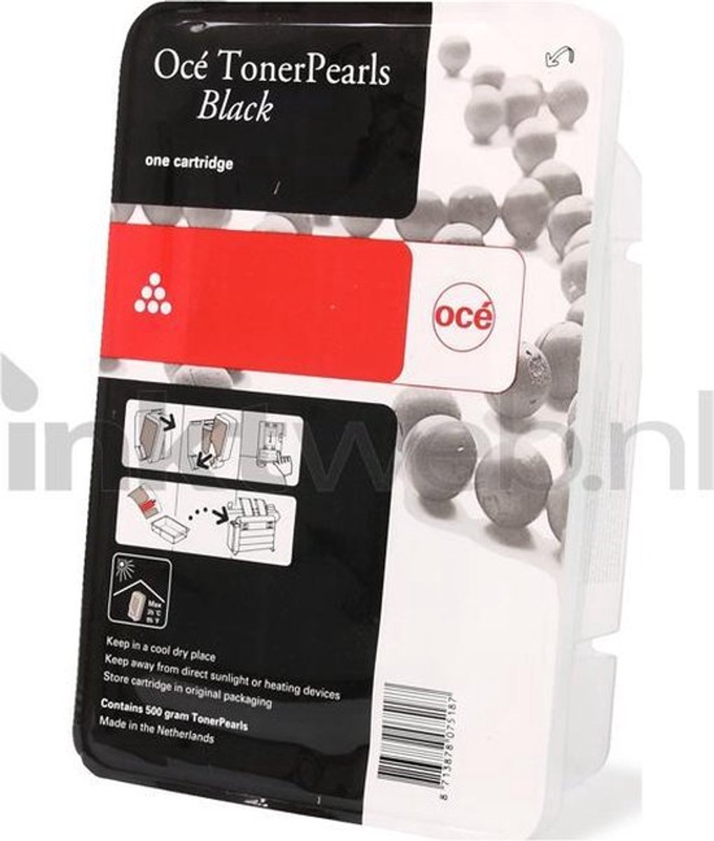 OCE CW550 tonerparels zwart standard capacity 1-pack 500gr