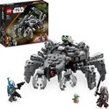LEGO Star Wars Spider Tank set 75361, met tank, drie minifiguren en doos.