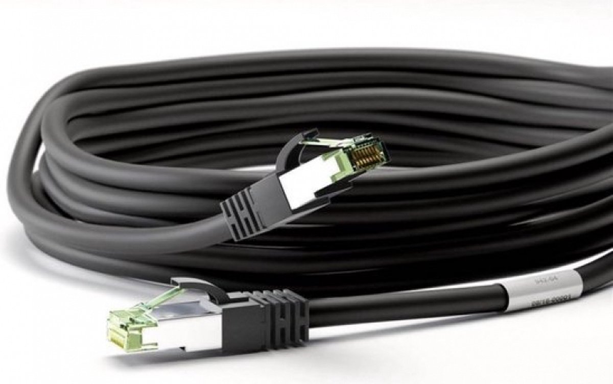 LogiLink CQ8053S netwerkkabel 2 m Cat8.1 Zwart