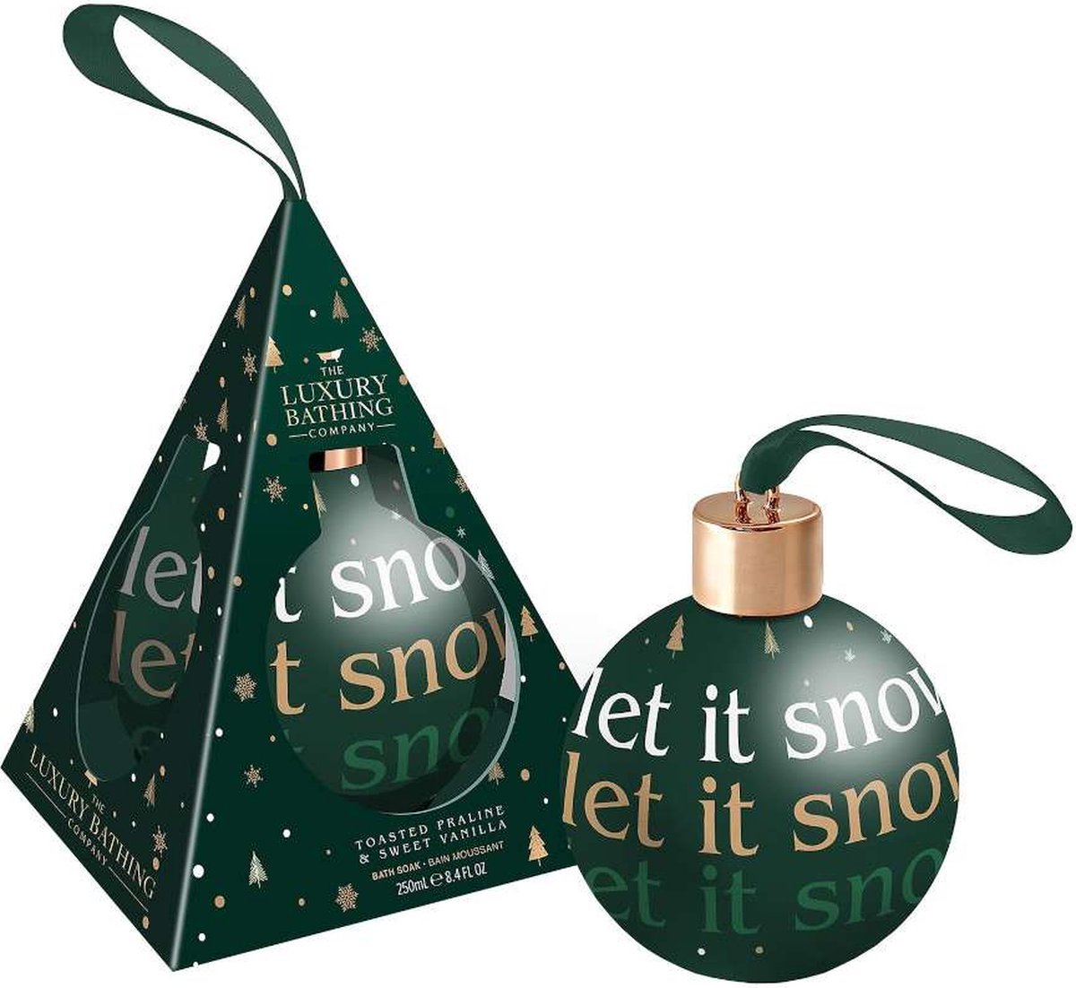 Goedkoopste Luxury Bathing Let It Snow Toasted Pralines & Sweet Vanilla 250ml