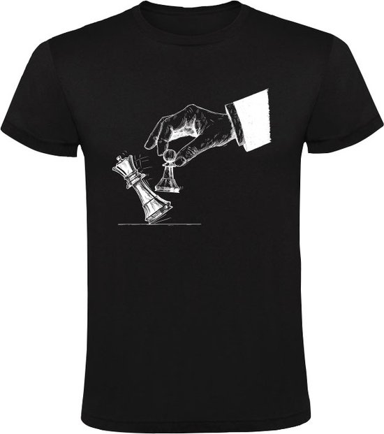 Playing Chess Heren T-shirt - schaken - spel - schaakbord - spelen - shirt