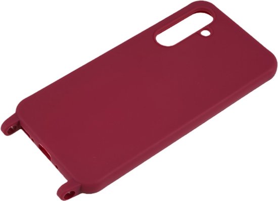 Coverup Color TPU Back Cover avec Cordon - Convient pour Samsung Galaxy A15 Case - Bordeaux