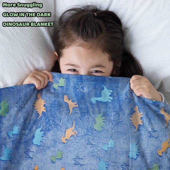 Luvetrex ® Knuffeldeken voor Kinderen met Magische Gloed in het Donker en Eenhoornontwerp