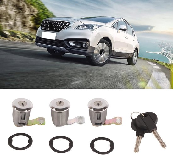 Auto Deurslot Vat Set Met Sleutels 252522 - Vervanging Voor Peugeot Partner, Citroen Berlingo, Xsara